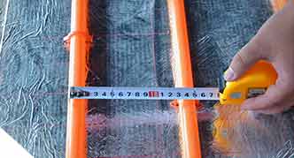 15cm的間距，規范化施工