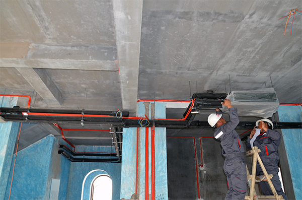 別墅地源熱泵室內風盤保護