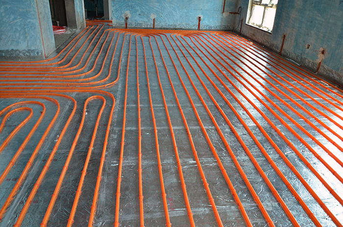 香根四季別墅項目地暖管安裝