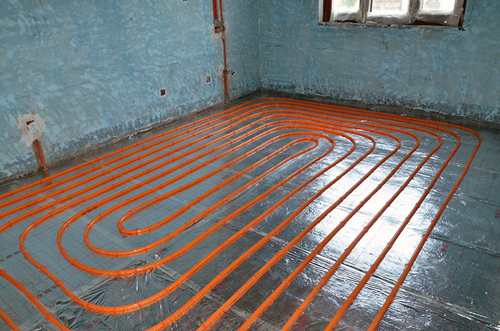 香根四季別墅項(xiàng)目地暖管安裝