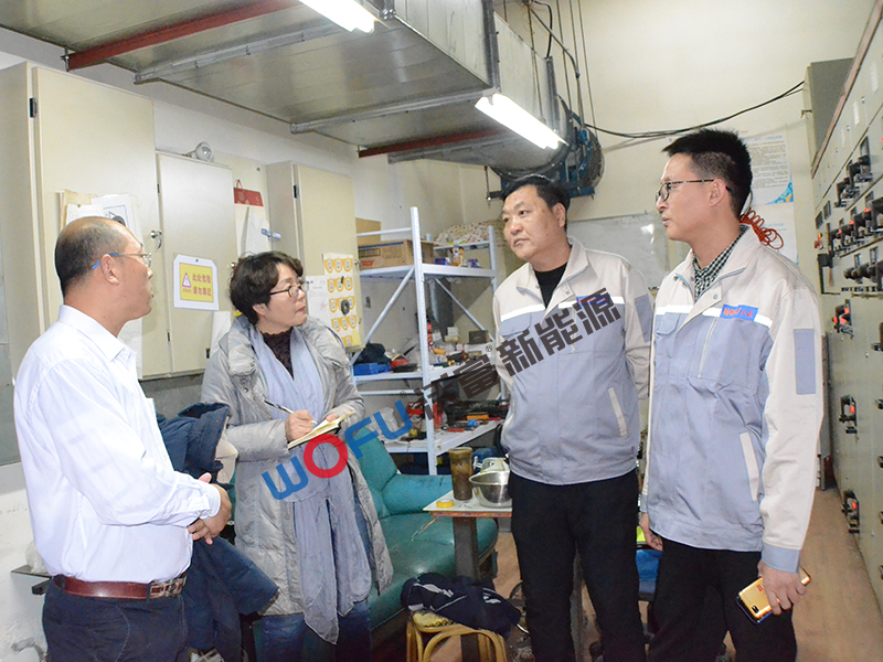 客戶考察地源熱泵項目