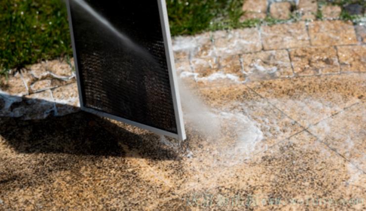 沃富售后高壓水槍清洗風口